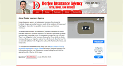 Desktop Screenshot of dorjeeinsurance.com